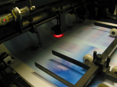 brochure printing process